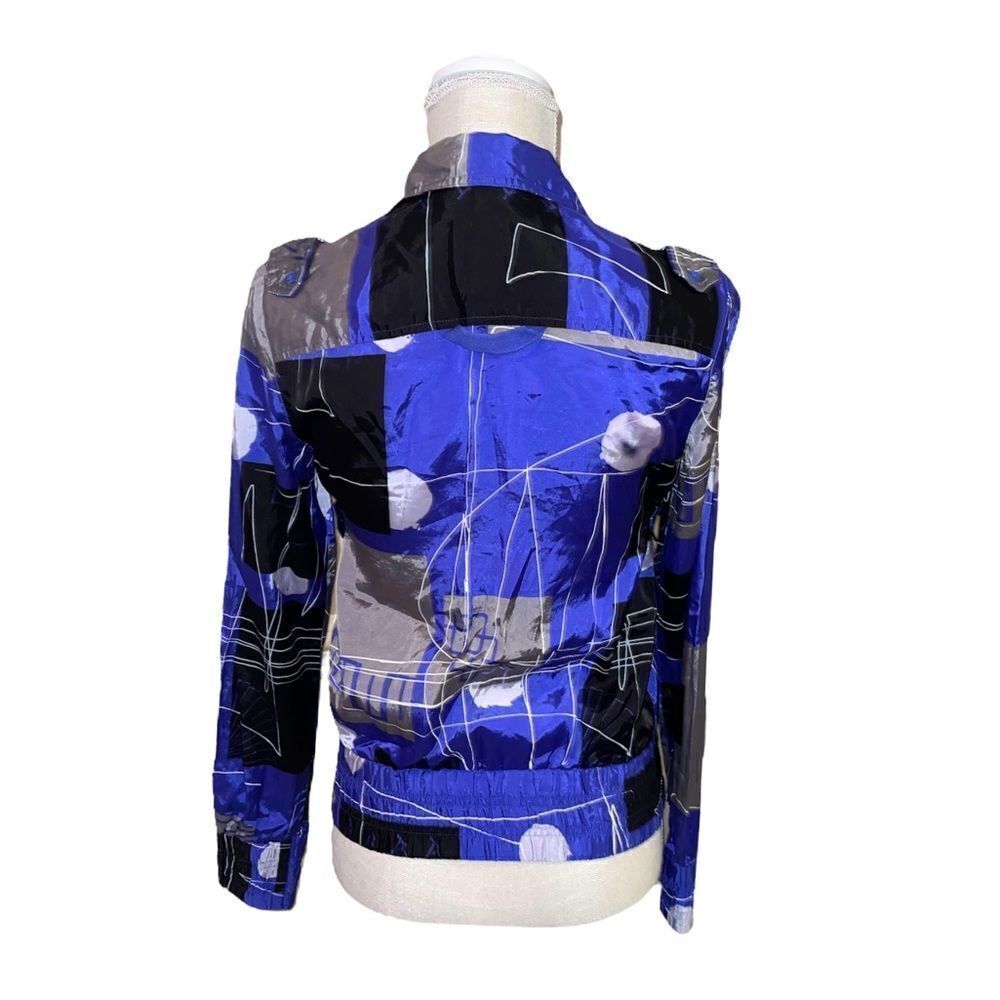 Diesel Retro Geometric Pattern Button Up Top - Picture 3 of 12